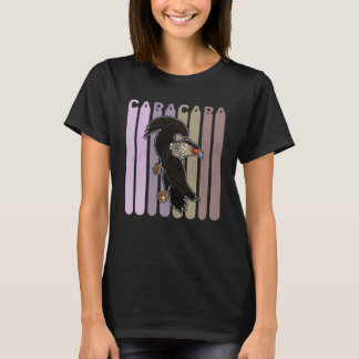 Crested caracara vogels bioloog ornitholoog bir t-shirt