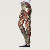 Crested Crane Blossom Leggings (Links)