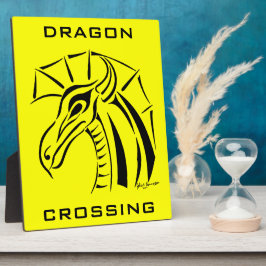 Crested Dragon Plaque Fotoplaat