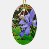 Crested Dwarf Iris Keramisch Ornament (Links)