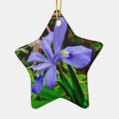 Crested Dwarf Iris Keramisch Ornament (Links)