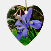 Crested Dwarf Iris Keramisch Ornament (Rechts)
