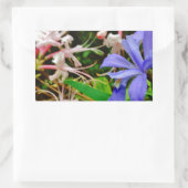 Crested Dwarf Iris Rechthoekige Sticker (Tas)