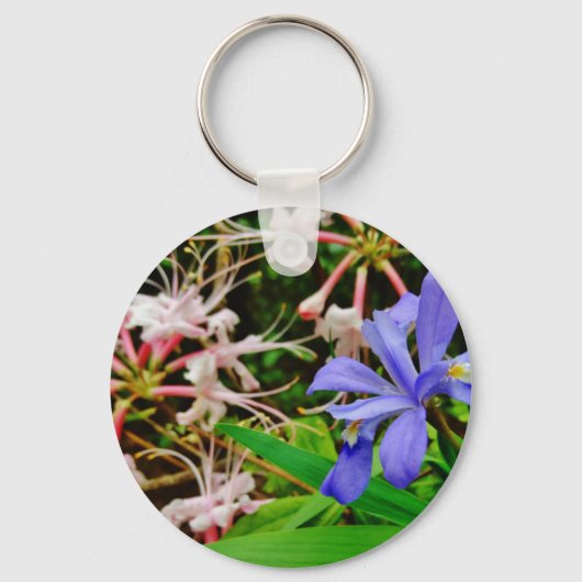 Crested Dwarf Iris Sleutelhanger (Voorkant)