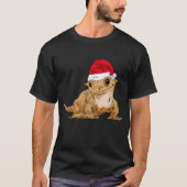 Crested Gecko Kerstkerstkerstkerstkerstman — Funny T-shirt (Voorkant)