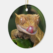 Crested Gecko Lizard Keramisch Ornament (Links)