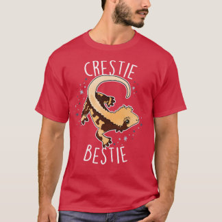 Crested Gecko Lizard Reptiel Crestie Bestie T-shirt