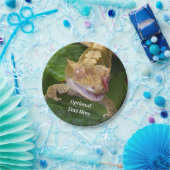 Crested Gecko Papieren Bordje (Feest)