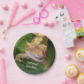 Crested Gecko Papieren Bordje (Feest)