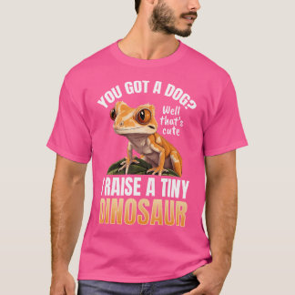 Crested Gecko Reptile - Ik til een kleine dinosaur T-shirt