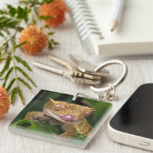 Crested Gecko Sleutelhanger (Voorkant Rechts)