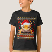 Crested Gecko Ugly Christmas Sweater  T-shirt (Voorkant)