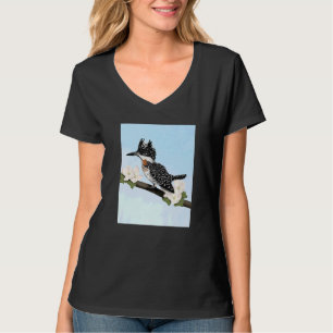 Crested Kingfisher Bird Bird Birdwatcher Bioloog T-shirt