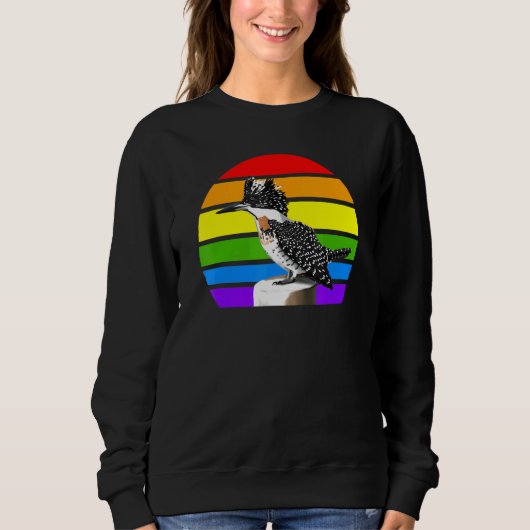 Crested Kingfisher Rainbow Bird Songbird Diversity Trui (Voorkant)