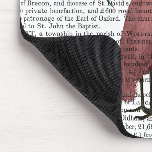 Crested Marsala Bird Muismat (Hoek)