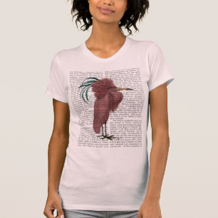Crested Marsala Bird T-shirt