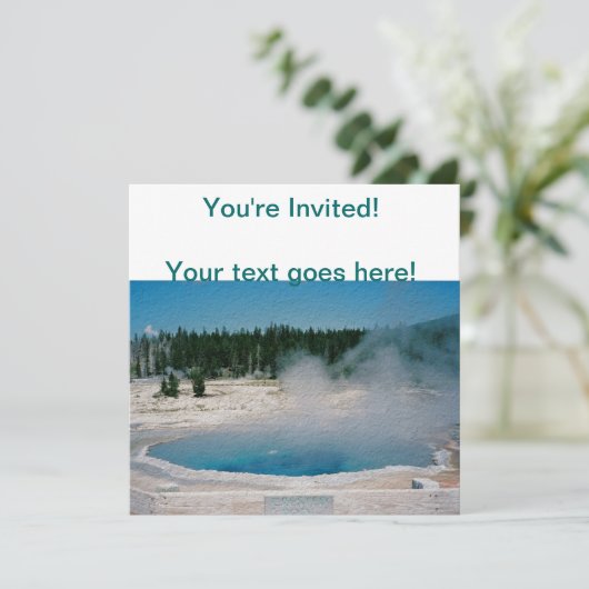 Crested Pool Kaart (Staand voorkant)