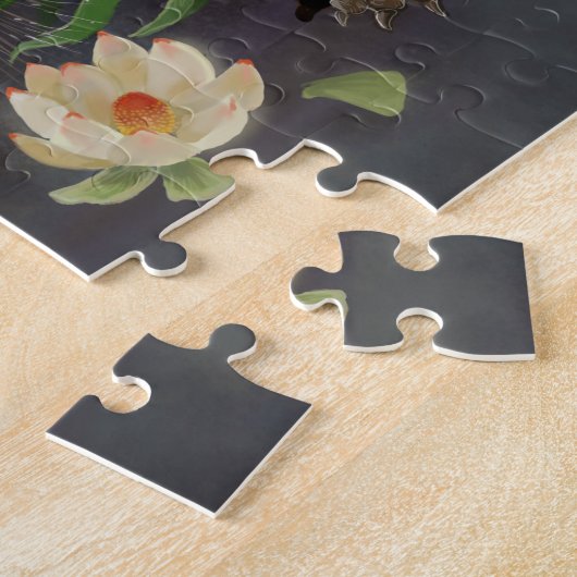 Crested Porcupine Bouquet Art Legpuzzel (Zijkant)