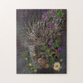 Crested Porcupine Bouquet Art Legpuzzel (Verticaal)