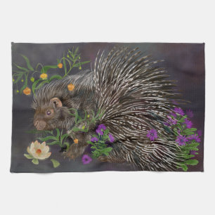 Crested Porcupine Bouquet Theedoek