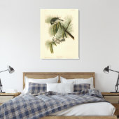 Crested (Tufted) Titmouse Audubon Birds of America Canvas Afdruk (Insitu (Slaapkamer))