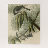 Crested (Tufted) Titmouse Audubon Birds of America Legpuzzel (Verticaal)