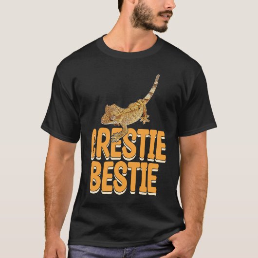 Crestie Bestie Gecko Reptiles  Reptile Owner Graph T-shirt (Voorkant)