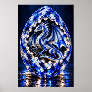 Cresting Wave Draken Ei Poster