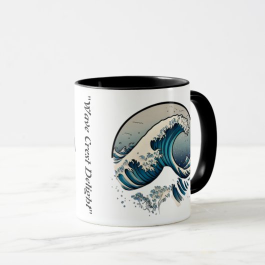 "Cresting Wave" Mok (Voorkant rechts)