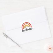 Crestone Peak Vierkante Sticker (Envelop)
