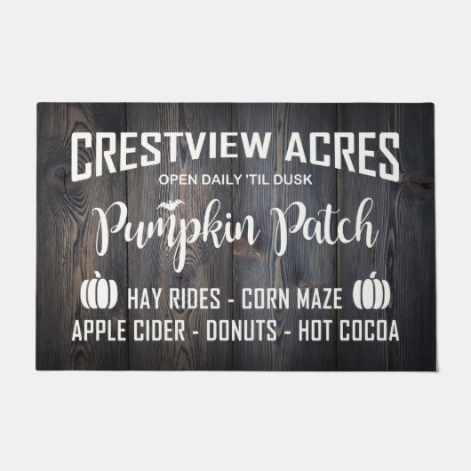 CRESTVIEW ACRES POMPOENENPLUK DEURMAT (Voorkant)