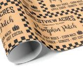 CRESTVIEW ACRES PUMPKIN PATCH CADEAUPAPIER (Rol Hoek)