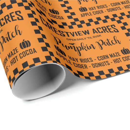 CRESTVIEW ACRES PUMPKIN PATCH CADEAUPAPIER (Rol Hoek)