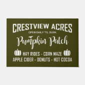 CRESTVIEW ACRES PUMPKIN PATCH DEURMAT (Voorkant)