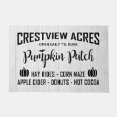 CRESTVIEW ACRES PUMPKIN PATCH DEURMAT (Voorkant)