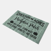 CRESTVIEW ACRES PUMPKIN PATCH DEURMAT (Schuin)