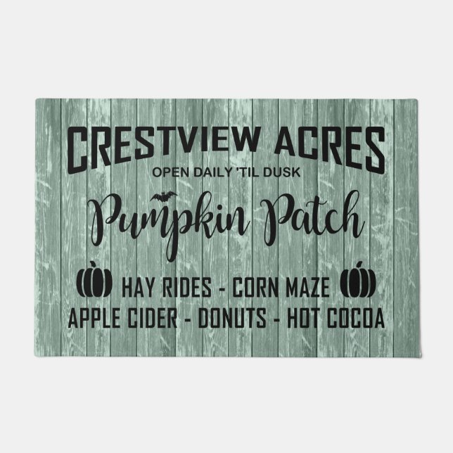 CRESTVIEW ACRES PUMPKIN PATCH DEURMAT (Voorkant)