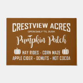 CRESTVIEW ACRES PUMPKIN PATCH DEURMAT (Voorkant)