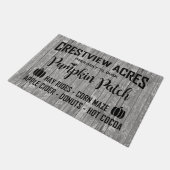 CRESTVIEW ACRES PUMPKIN PATCH DEURMAT (Schuin)