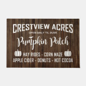 CRESTVIEW ACRES PUMPKIN PATCH DEURMAT (Voorkant)