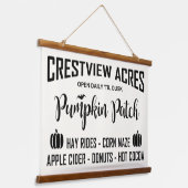 CRESTVIEW ACRES PUMPKIN PATCH HANGEND WANDKLEED (Gebogen)