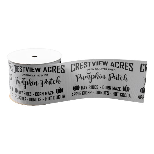 CRESTVIEW ACRES PUMPKIN PATCH Ribbon Grosgrain Lint (Spoel)