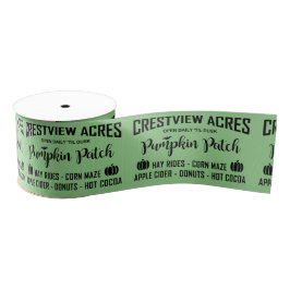 CRESTVIEW ACRES PUMPKIN PATCH Ribbon Grosgrain Lint