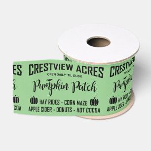CRESTVIEW ACRES PUMPKIN PATCH Ribbon Grosgrain Lint