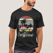 Crestview Florida Beach Vacation Trip Tropical Ret T-shirt (Voorkant)