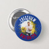 Crestview Knights sportteam knop Ronde Button 5,7 Cm (Voorkant /achterkant)