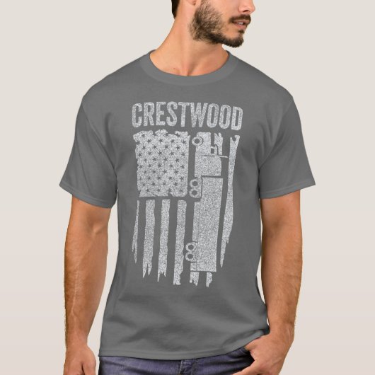Crestwood Kentucky KY Tourism Semi Stuck on T-shirt (Voorkant)