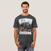 Crestwood Kentucky KY Tourism Semi Stuck op _12 T-shirt (Voorkant volledig)