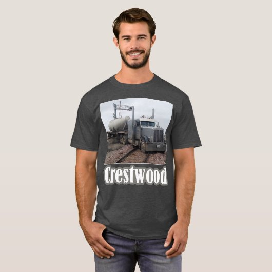 Crestwood Kentucky KY Tourism Semi Stuck op _12 T-shirt (Voorkant volledig)