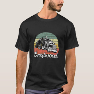  Crestwood Kentucky KY voor Semi Truck Lover T-shirt